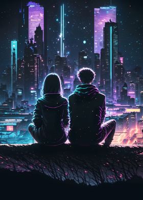 Luminous Neon City