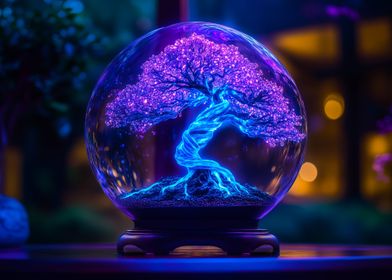 Bonsai Neon Tree Magic Zen