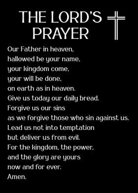 THE LORDS PRAYER SMALL X