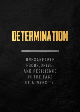 determination