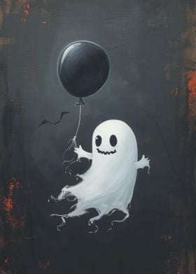 Kawaii Halloween Ghost