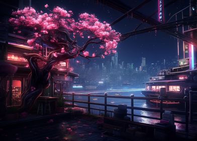 Cherry Blossom Cyberpunk 2