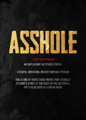 asshole  funny definition