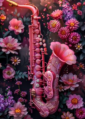 Floral Trumpet Art