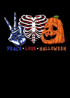 Peace Love Halloween