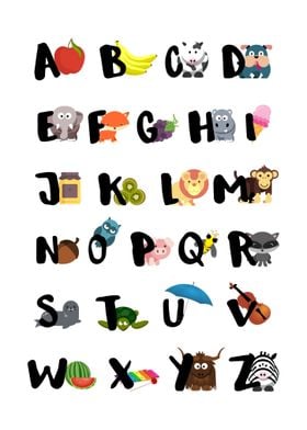 Animal Alphabet Kids Room