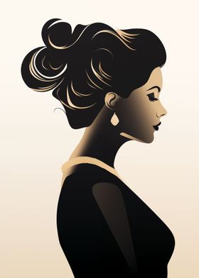 Portrait Elegant Woman art