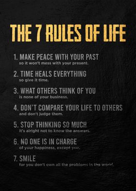 the 7 rules of life