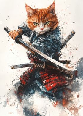 samurai cat