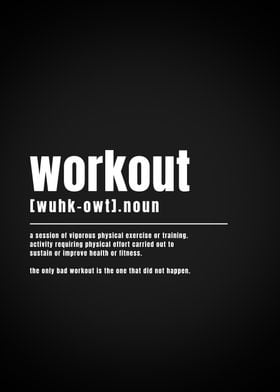 workout gym definition 