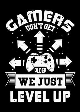 Old Gamer Typography 