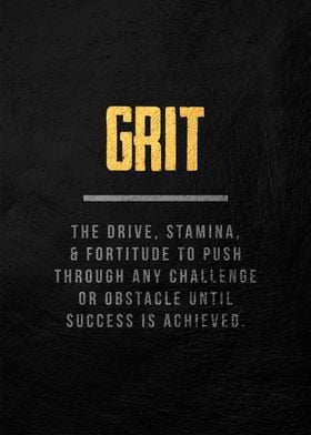 grit