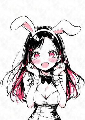 Happy Bunny Girl Anime