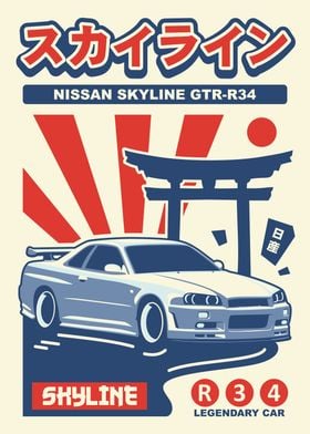 Nissan Skyline GTR R34