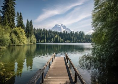 Forest at Lake Nature