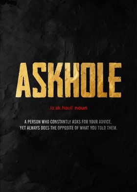 askhole definition