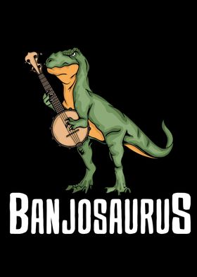 Dinosaur Banjo Player Kids