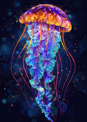 Neon Jellyfish 