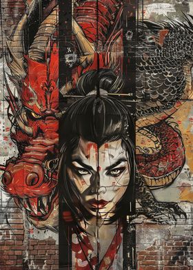 Dragon Geisha Samurai