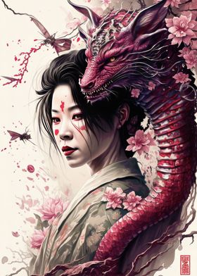 Geisha dragon