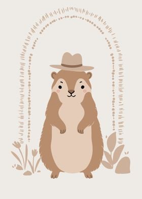  cute groundhog