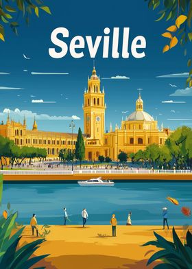 Seville Minimal Travel Art