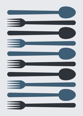 Spoons and forks