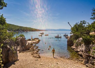 Beach in Crikvenica