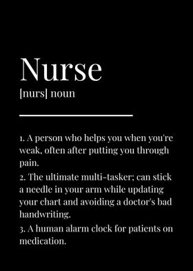 Funny Nurse Definition