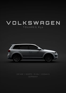 VW Touareg R50 White Specs