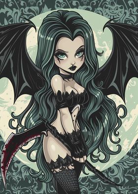 Comic Gothic Vampire Sexy