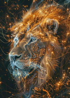 Detailed Lion In Nature