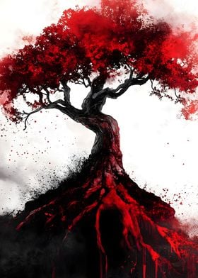 Red Yggdrasil World Tree