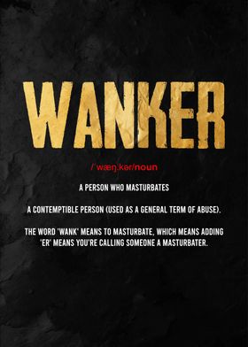 wanker definition