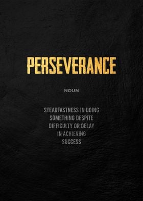 perseverance