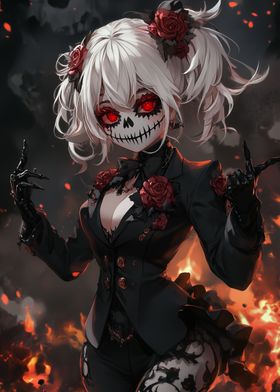 Death Anime Skull Girl