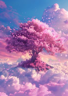 Cherry Blossom Sunrise art