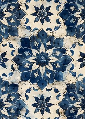 Blue Moroccan Patterns