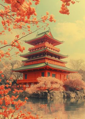 Pagoda in Bloom