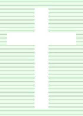 Christian Cross Line Art