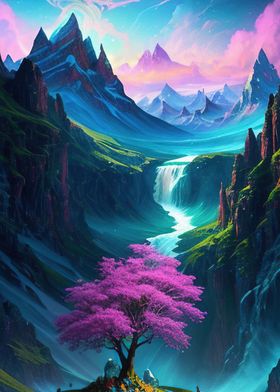 Colorful Fantasy Landscape