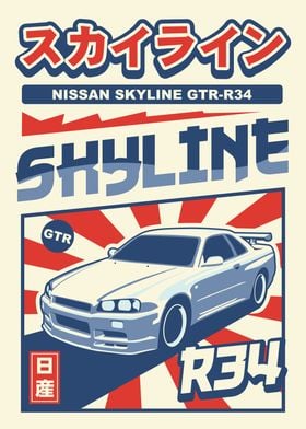 Nissan Skyline GTR R34