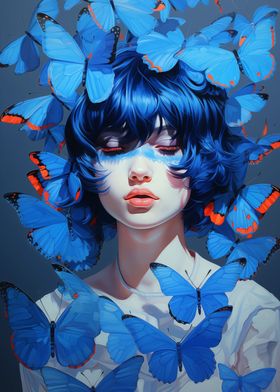 Blue Butterflies