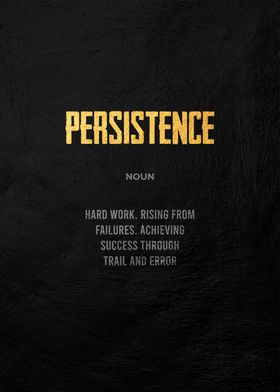 persistence