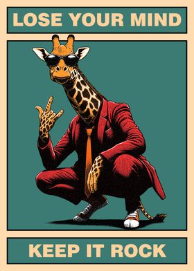 keep it rock giraffe