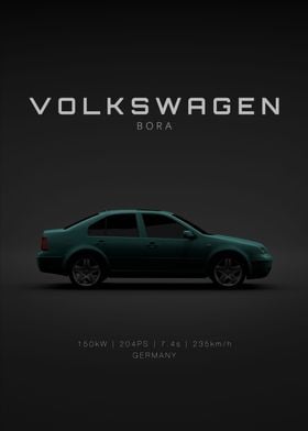 VW Bora VR6 Green Specs