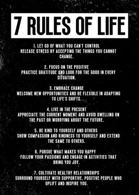 7 rules of life