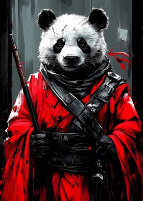 Stoic Panda Warrior