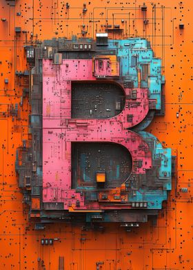 Electric Letter B