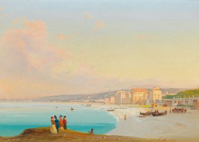 Ippolito Caffi Nice 1852